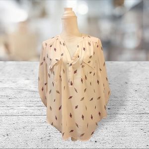 Torrid Harper style pink decorative blouse size 00
